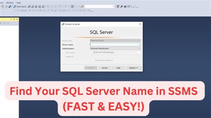 What is the server name for local SQL Server