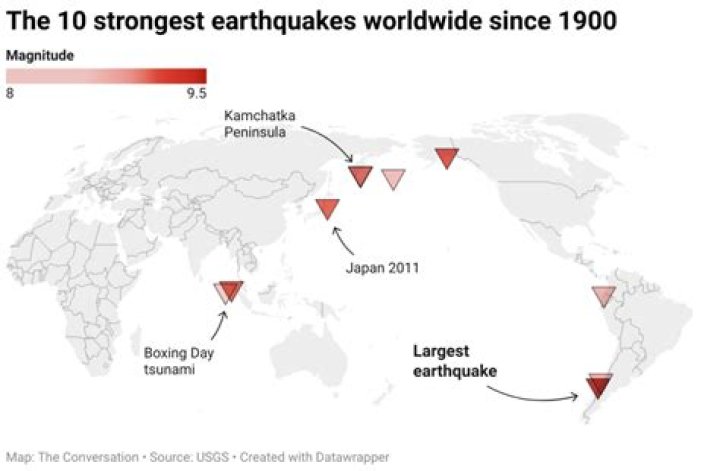 What is the strongest recorded earthquake