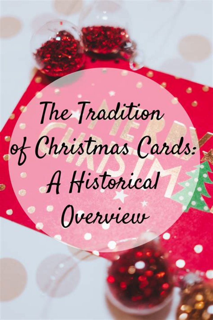 What is the tradition of Christmas cards
