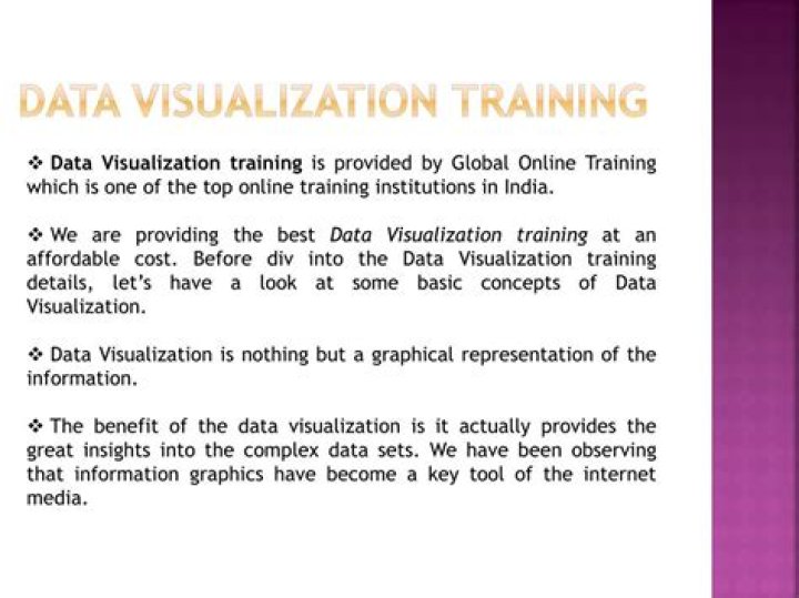 What is visualization training