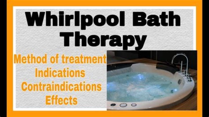 What is whirlpool bath therapy