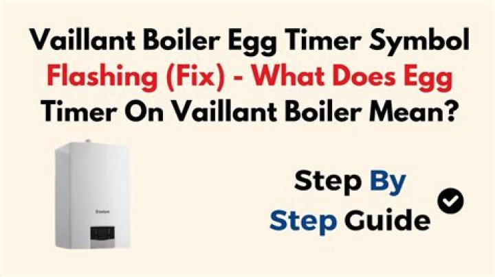 What lights should be on my Vaillant boiler?