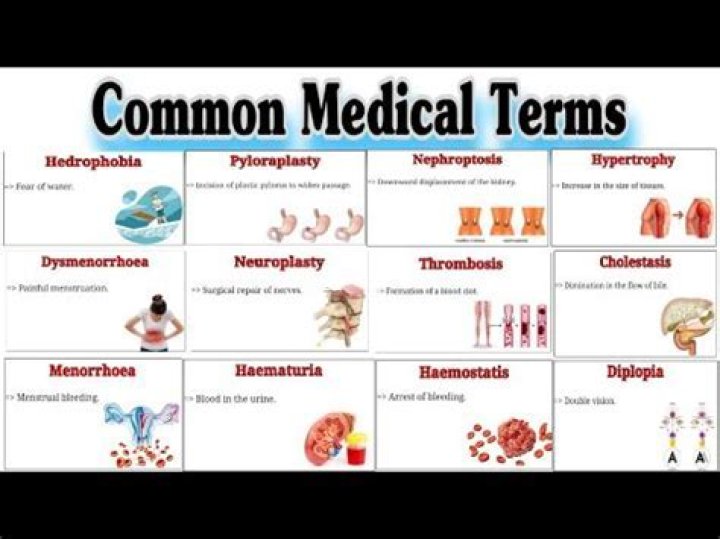 What medical term means open