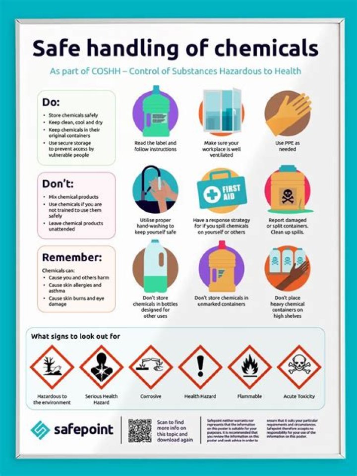 What needs to be trained on in regards to hazardous chemicals