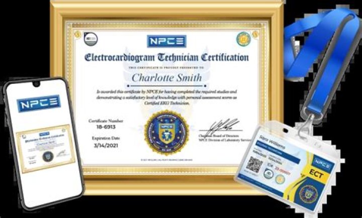 What organization provides ECG certification