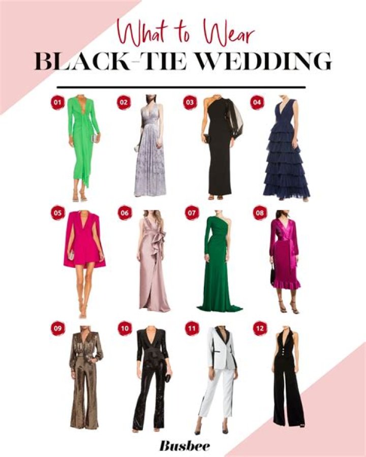 What should a woman wear to a wedding