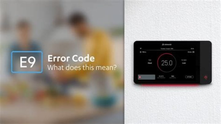 What should I do if I have an f1-e9 error code?