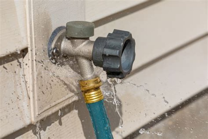What should I know about leaky outdoor faucets?