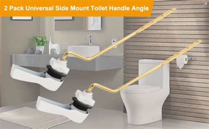 What side of the toilet is the handle on?