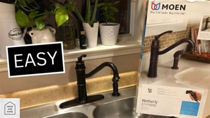 What size nut is on a Moen kitchen faucet?