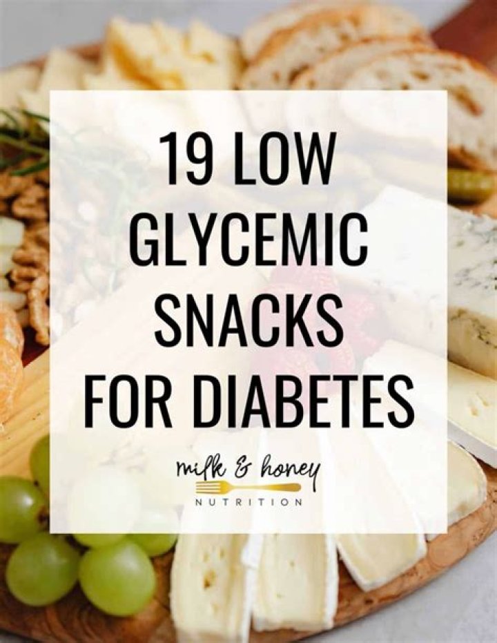 What snacks are low glycemic