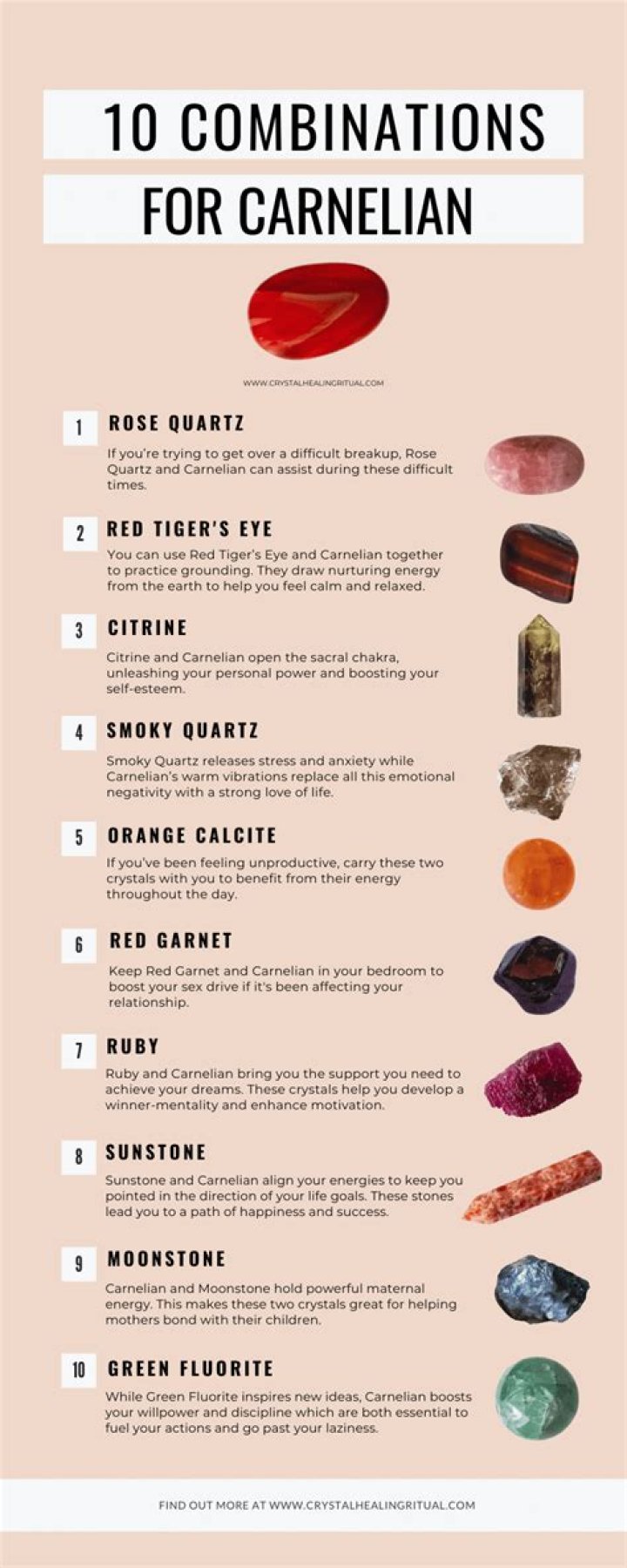 What Stone goes well with carnelian