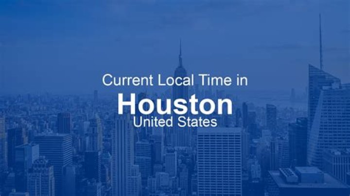 What Time Is Houston Tx