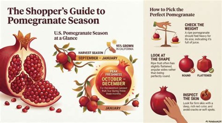 What time of year are pomegranates in season
