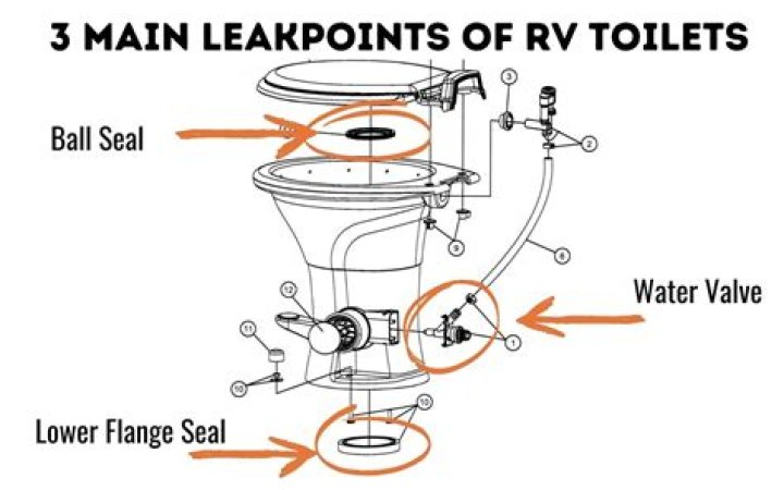 What to do if your RV toilet leaks?