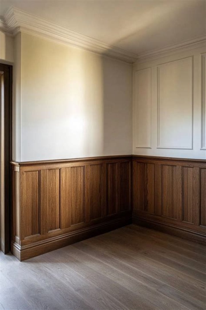 What type of flooring looks good with paneled walls