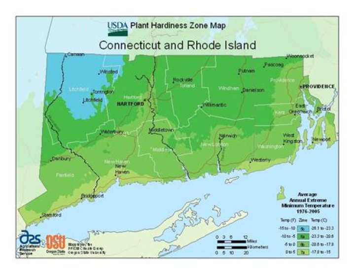 What USDA zone is Connecticut