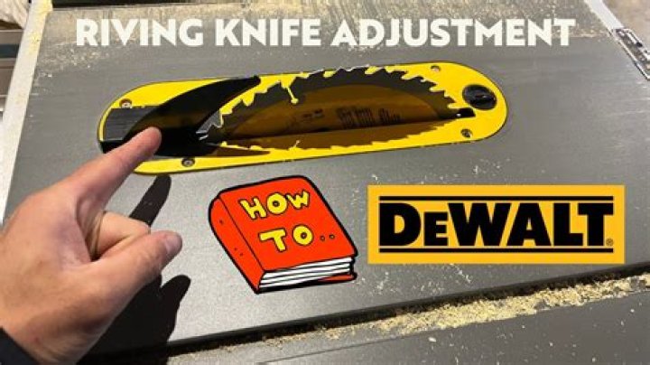 When should I remove my riving knife