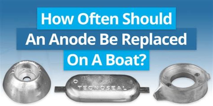 When should sacrificial anode be replaced