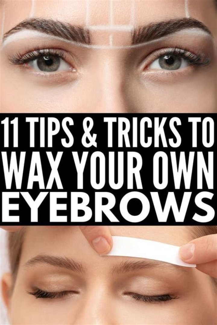 When should you wax your eyebrows