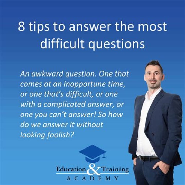 When to leave the difficult questions to the last?