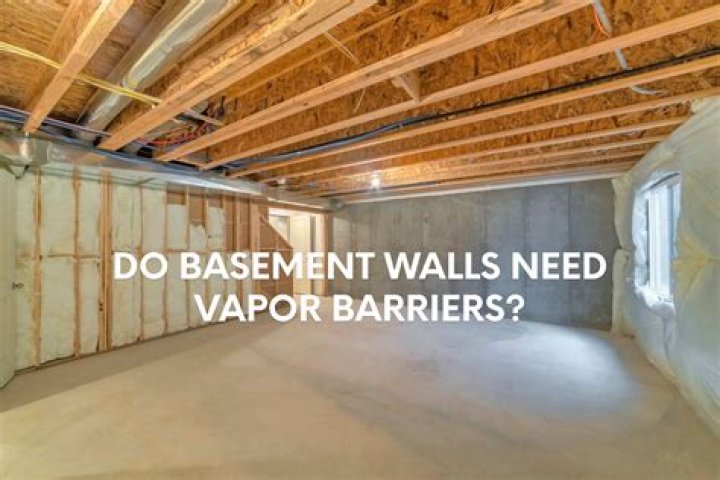Where do you need a vapor barrier