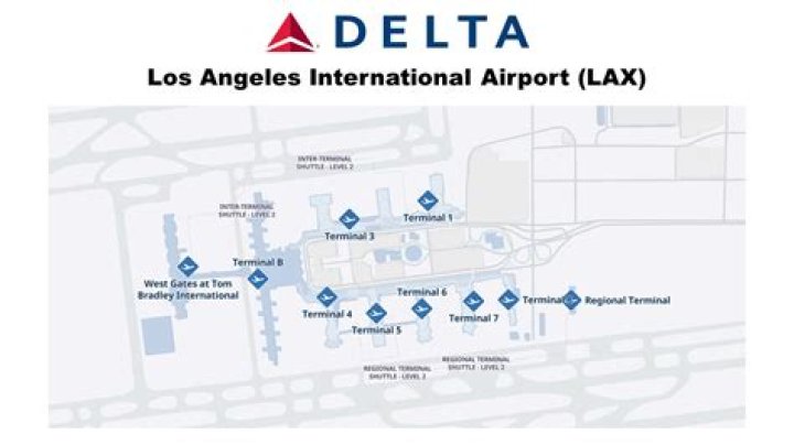 Where is Delta Airlines at LAX