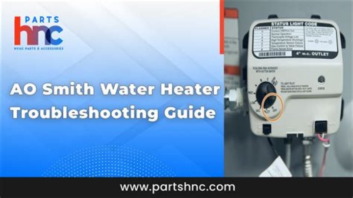 Where is the pilot light on a AO Smith water heater?