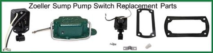Where is the reset button on a Zoeller sump pump?