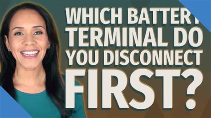Which battery terminal do you disconnect first?