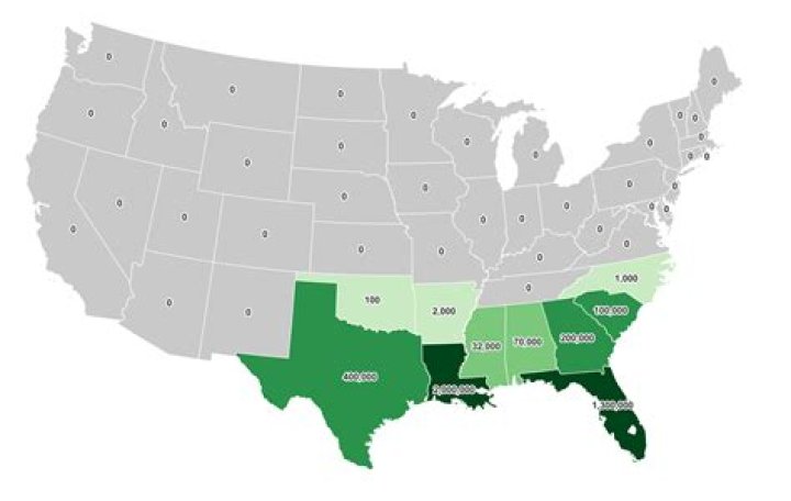 Which state has the most septic systems?