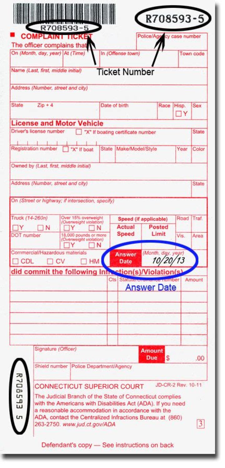 Who do I make my traffic ticket check out to