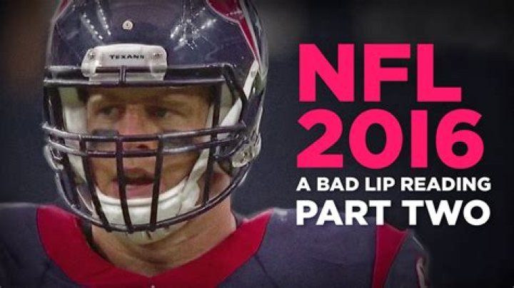 Who does the NFL bad lip reading