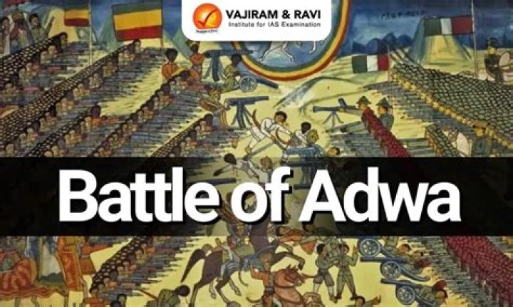 Who started the battle of Adwa