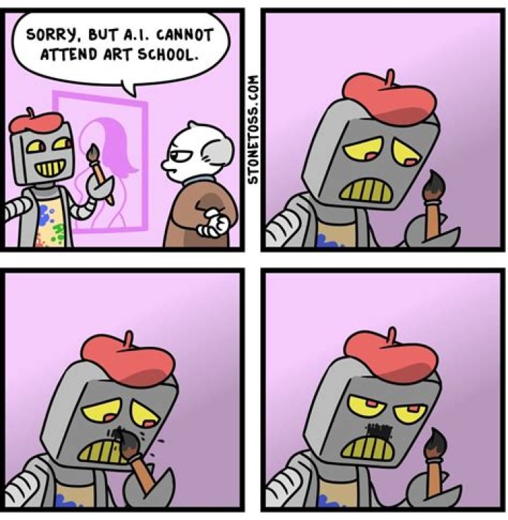 Why did Pam fail art school