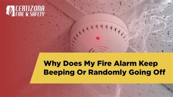 Why do my fire alarms keep going off randomly?