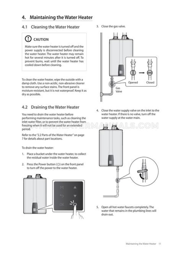 Why does my navien water heater go cold in the shower?