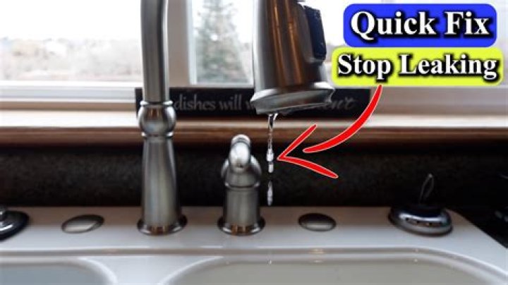 Why does my new kitchen faucet drip?