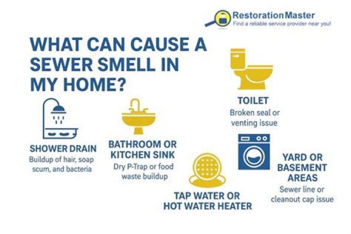 Why does my second floor bathroom smell like sewage?