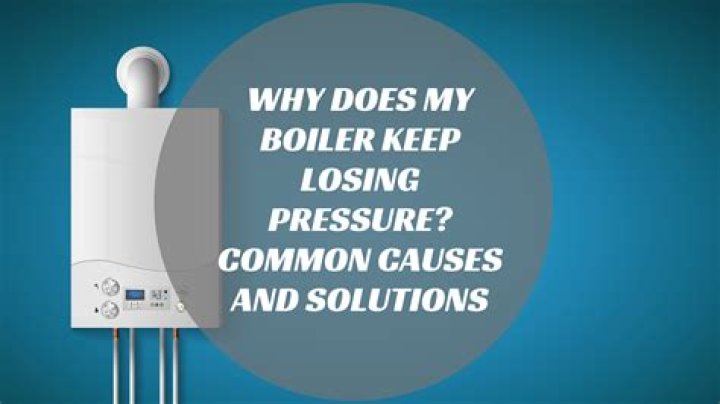Why does the pressure on my boiler keep dropping?