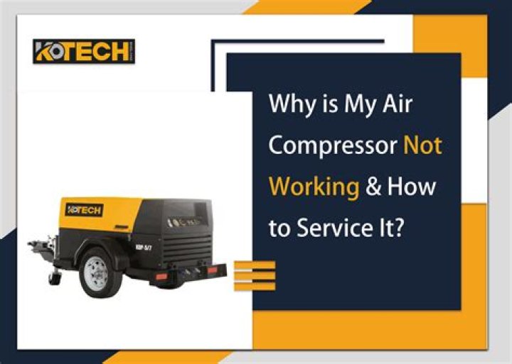 Why is my air compressor not working?