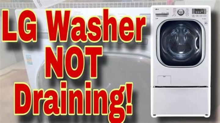 Why is my new washer not draining?