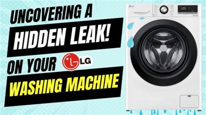 Why is my washing machine leaking at the tap?