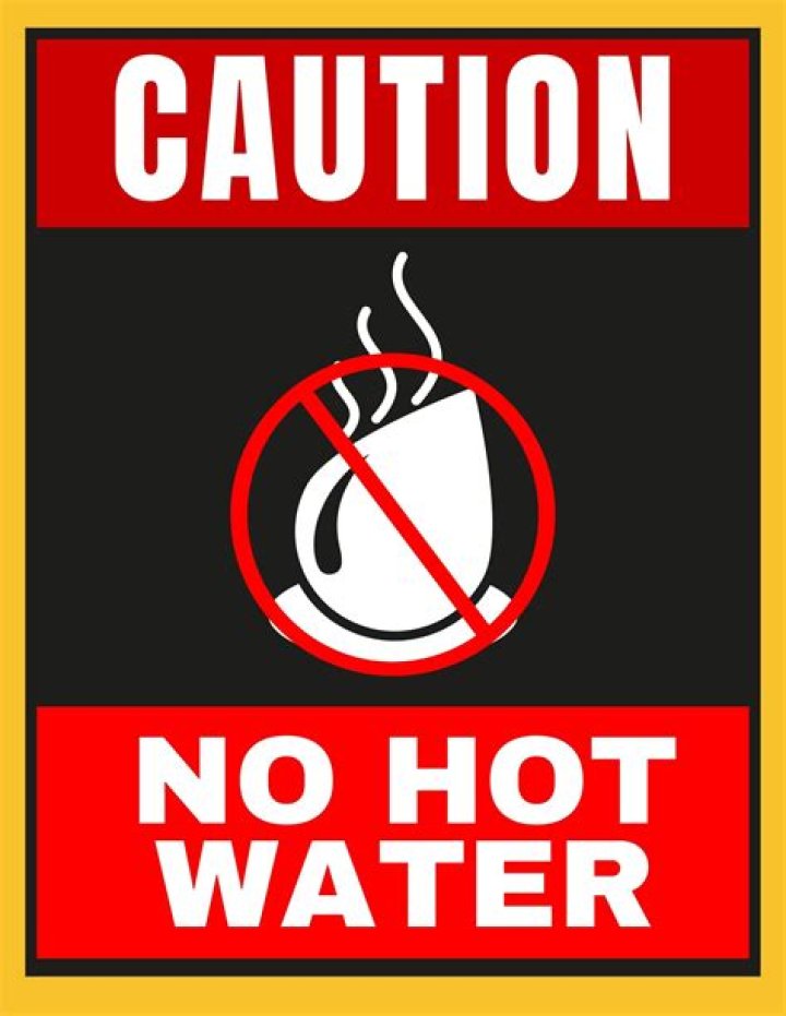 Why is there no hot water in the House?